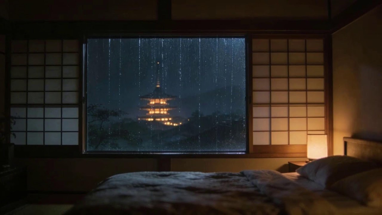 Night Rain for Perfect Sleep 🌙 | Soothing Music to Beat Insomnia & Calm the Mind