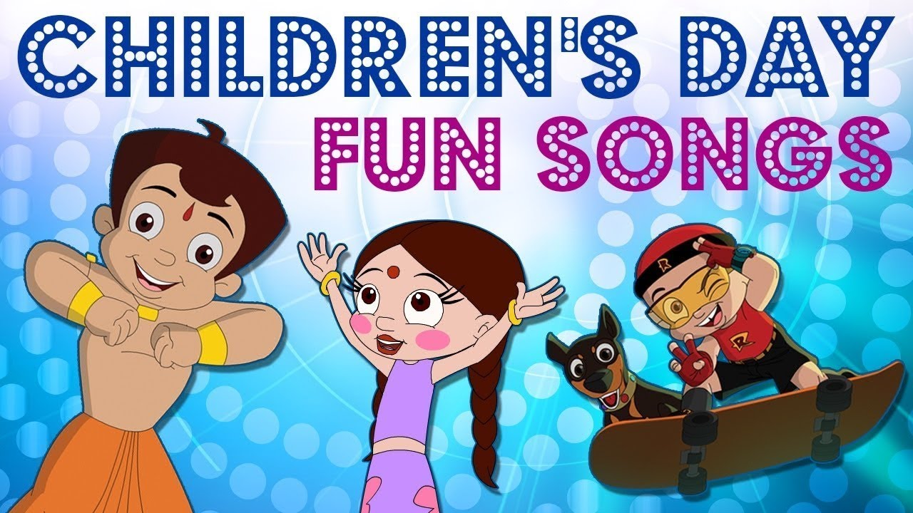 GreenGoldKids - Children's Day Fun Songs Compilation | Chhota Bheem & Mighty Raju songs