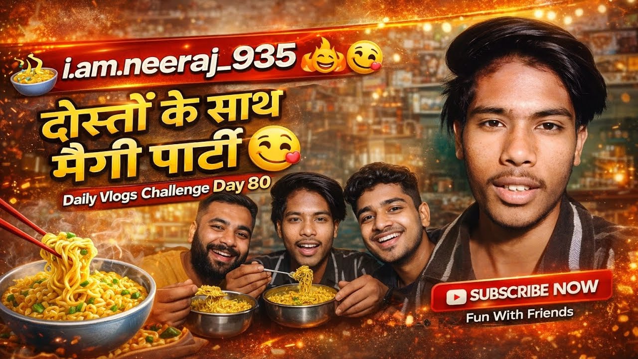 दोस्तों के साथ मैगी पार्टी 😋 #vlogesport 