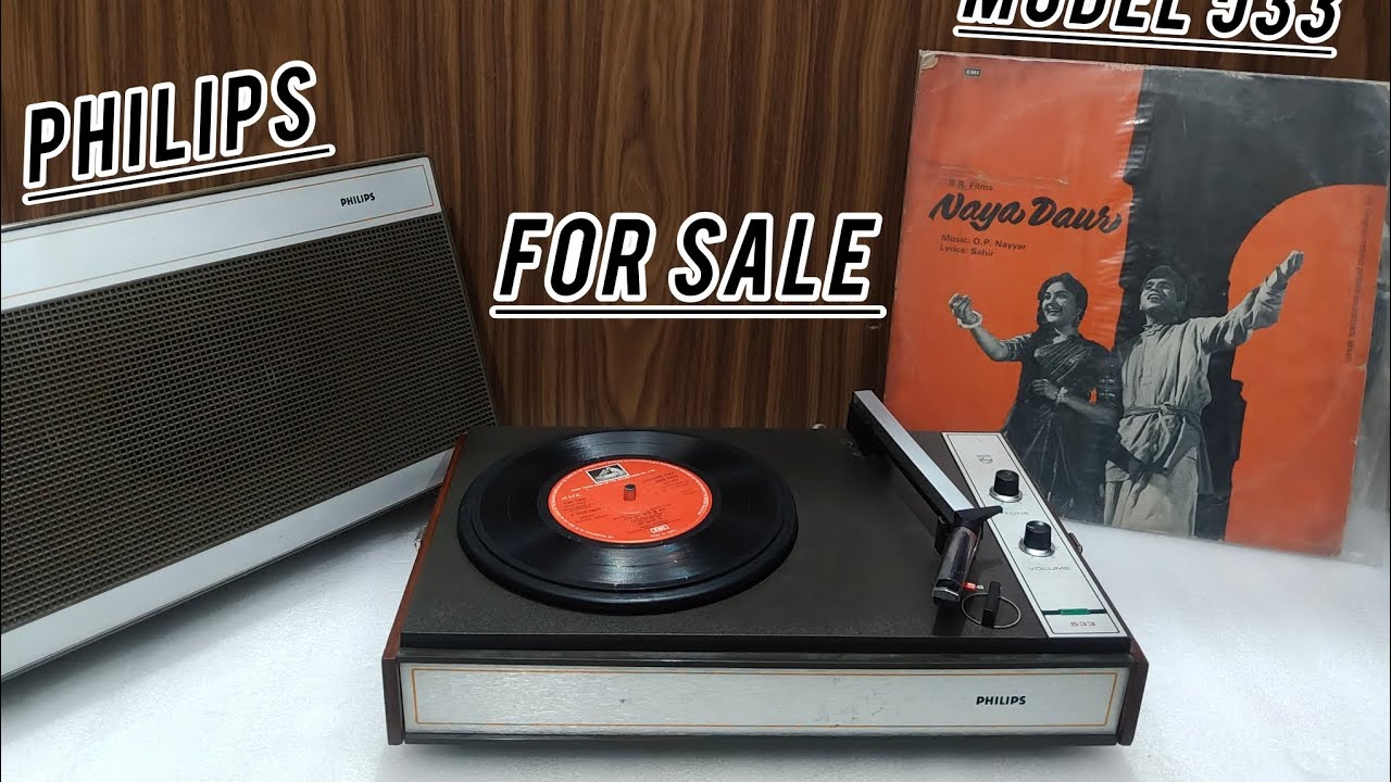 ||FOR SALE|| (9310741161) PHILIPS 533 RECORD PLAYER #forsale #vintage #philips