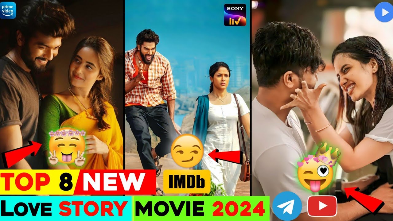 Top 8 Best South Indian Romantic Love Story Emotional Movies (IMDb) 2024 | You Shouldn't Miss |