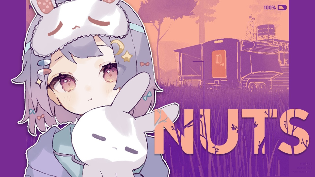 【NUTS】監視カメラでリスの生態を調査するおしごと始めます📸【#前田ノカ/#Vtuber】