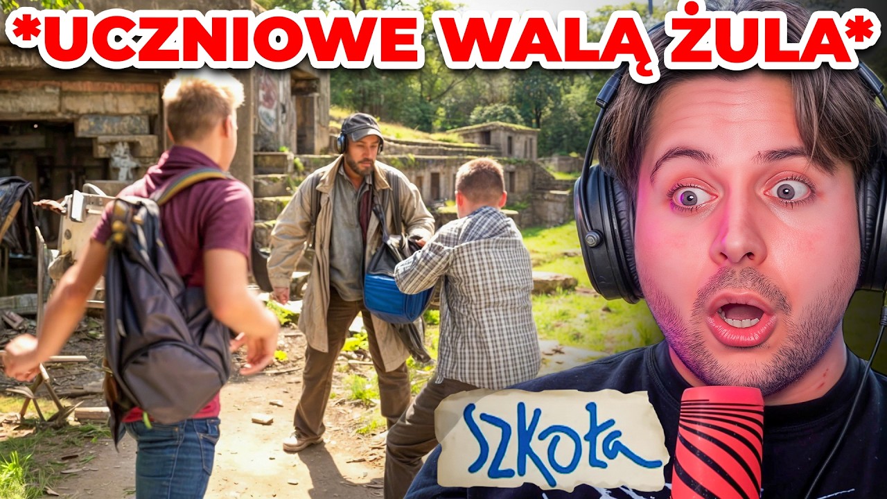 SZKOŁA - WALKI Z ŻULAMI (uczniowie okradli bezdomnego)