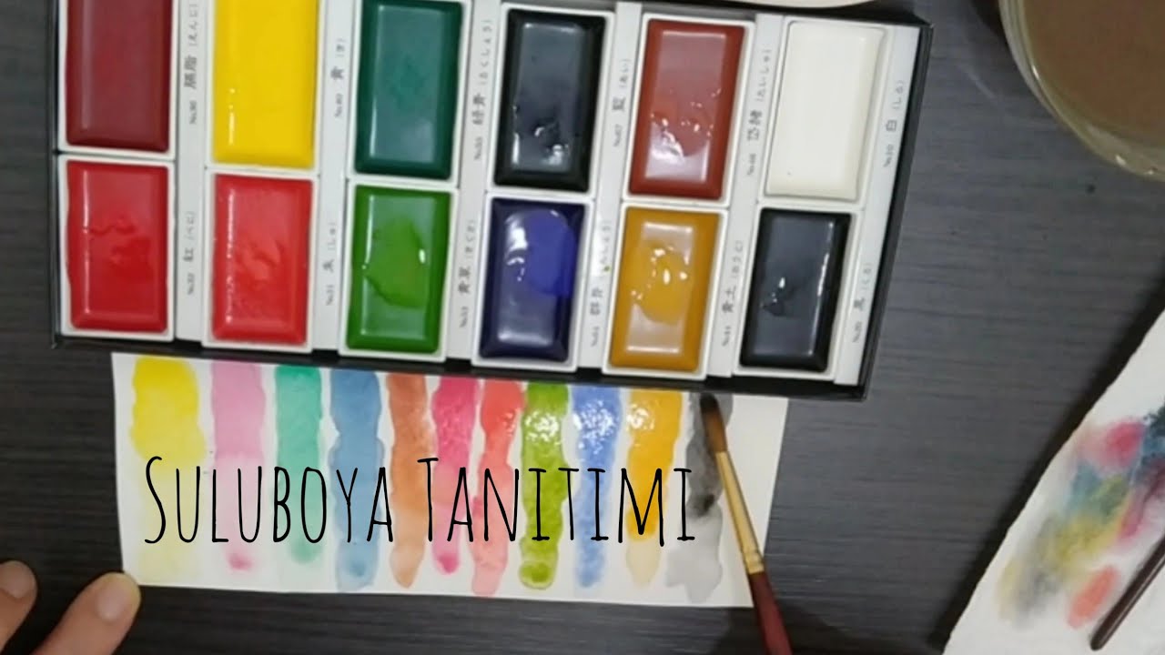 KURETAKE GANSAİ TAMBİ SULUBOYA TANITIMI (Hangi Suluboya)