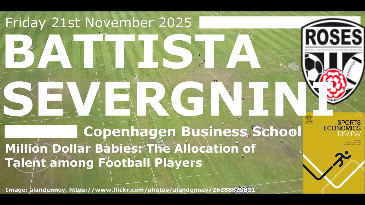 ROSES214 Battista Severgnini Copenhagen Business School, Allocation of Talent among Football Players