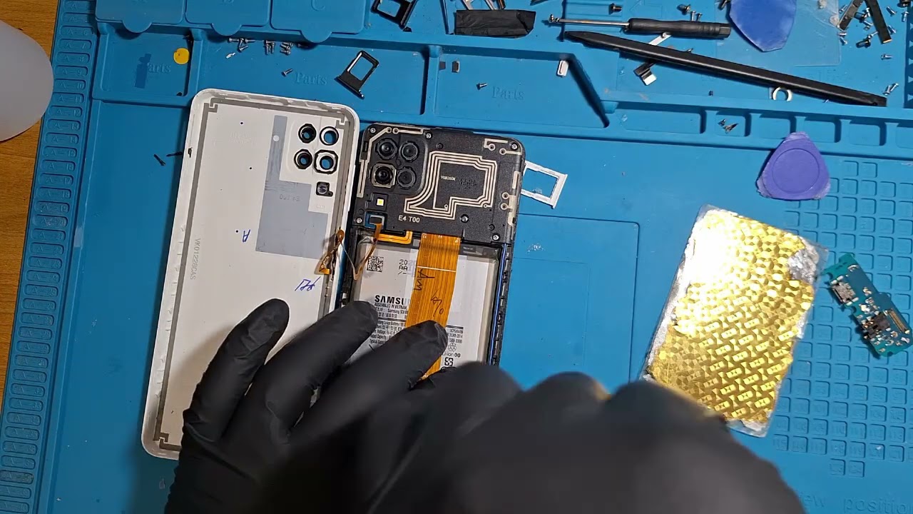 Wymiana złącza dolnego Samsung Galaxy A12 Mikrofon nie działa