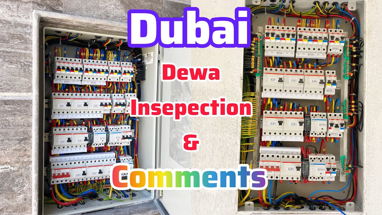 Dewa Insepention & Comments/Dubai Electricity Insepection Comments/After MEP Work Dubai Dewa Remarks