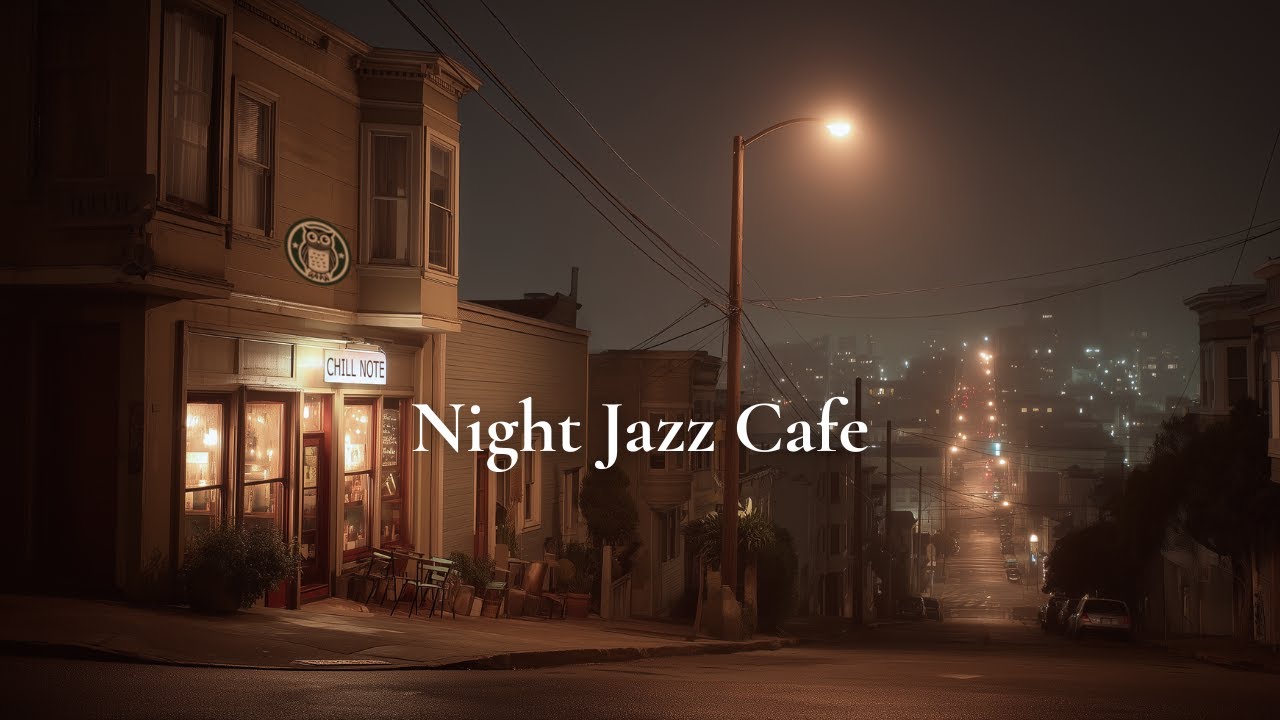 Foggy Night Jazz Café ☕ Calm Music for Focus & Coffee Time (5 Hours)