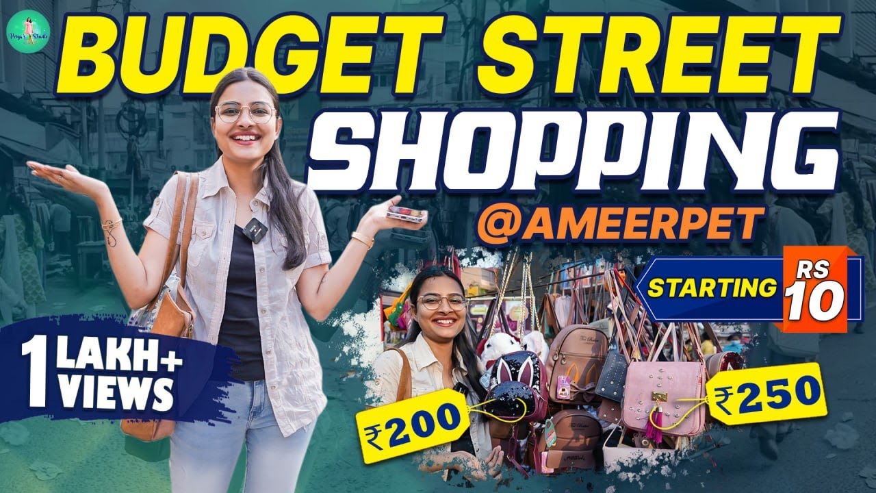 Budget Shopping at Ameerpet | Starting at 10 Rs | Priya's Studio | Priya Inturu