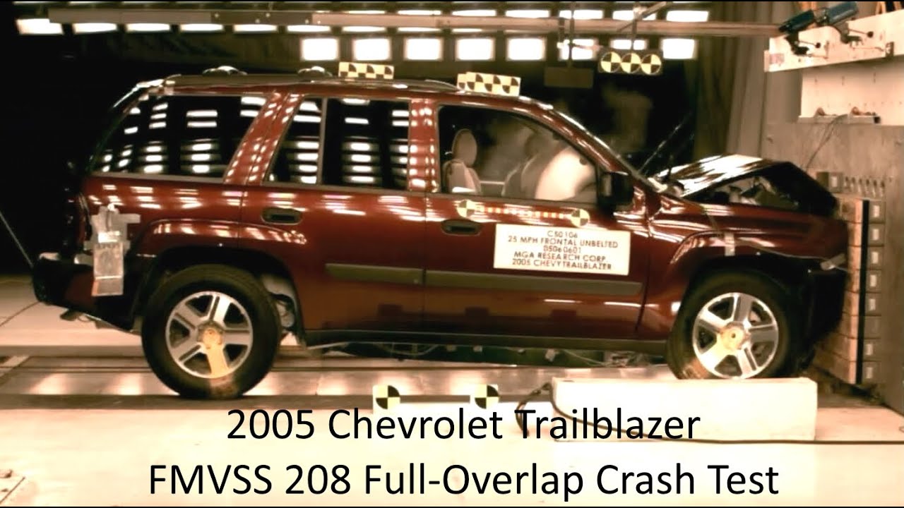 2005-2009 Chevrolet Trailblazer / GMC Envoy /Buick Rainier FMVSS 208 Full-Overlap Frontal Crash Test