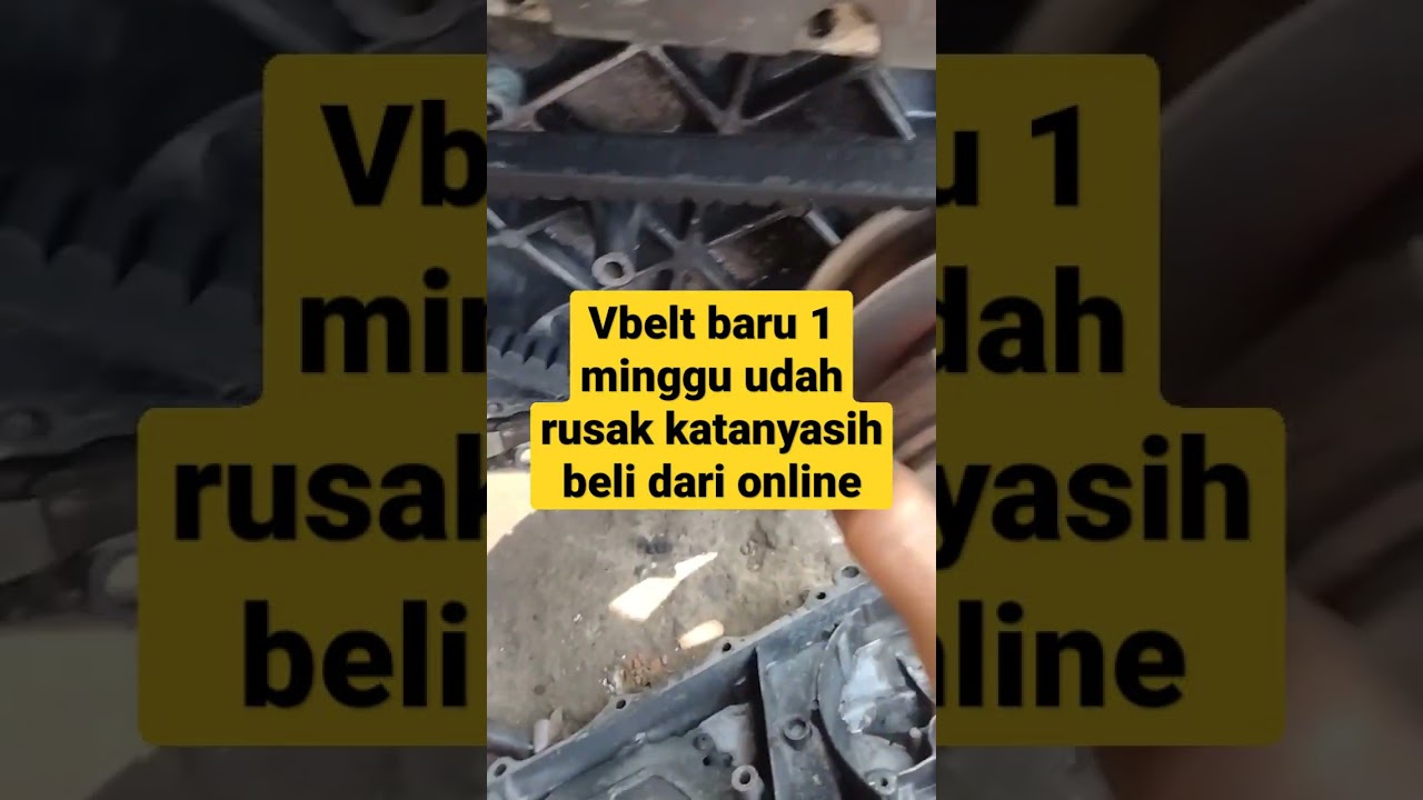 v belt beli online ya gini resikonya beda sama di toko😂