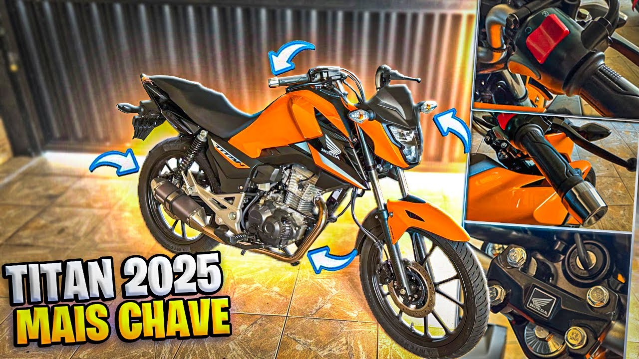 FIZ O QUE A HONDA JÁ DEVERIA TER FEITO NA TITAN 2025 - FICOU CHAVE 😍🔥
