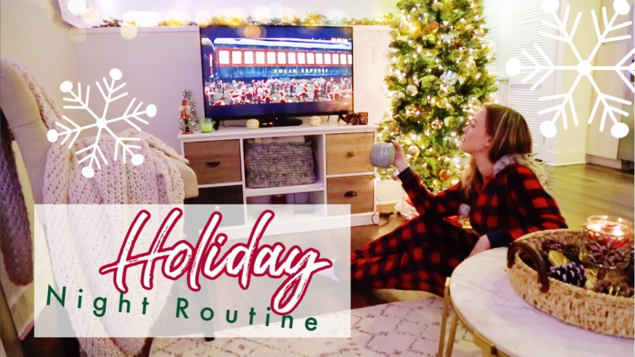 COZY WINTER NIGHT ROUTINE! | Holiday Edition + GIVEAWAY