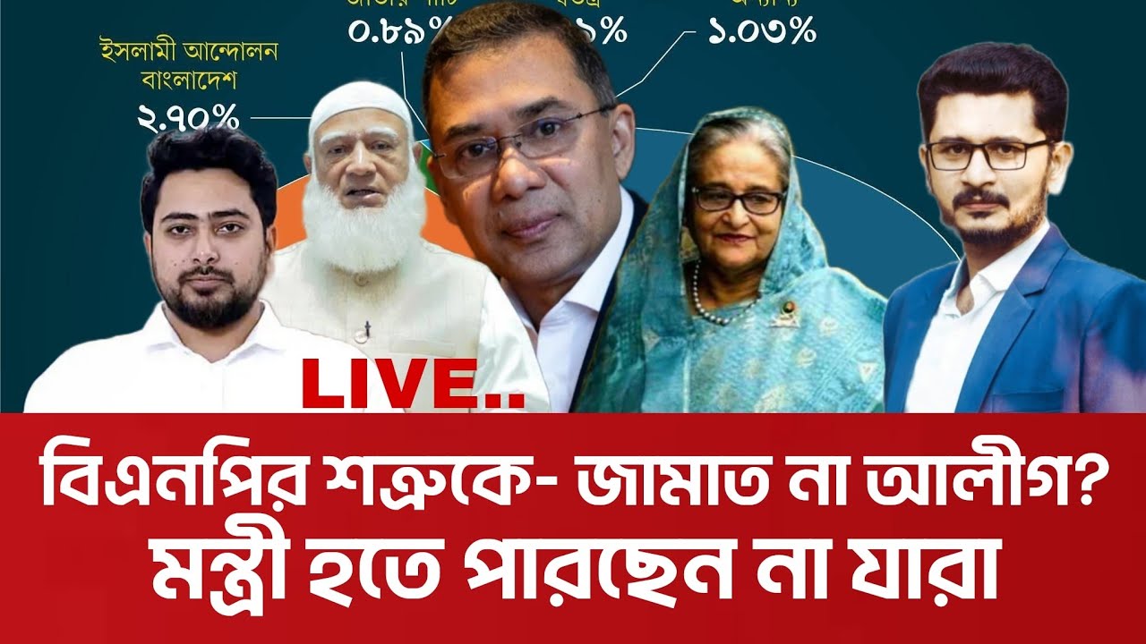 বিএনপি'র শত্রুকে -জামাত এনসিপি নাকি আওয়ামী লীগ? BNP JAMAAT NCP I Open The Eyes