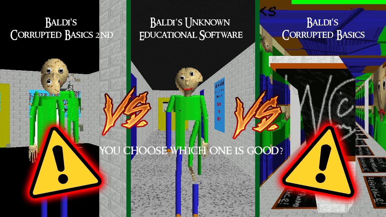 This Is a Baldi's Virus! | Corrupted Basics Vs Unknown Educational Software [Baldi's Basics Mod]