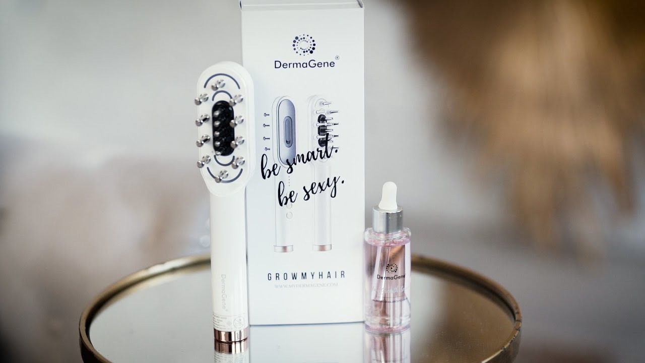 DermaGene Grow My Hair 3in1 Hajhullás elleni Hajerősítő Fésű- Készülék Bemutatása, Használat