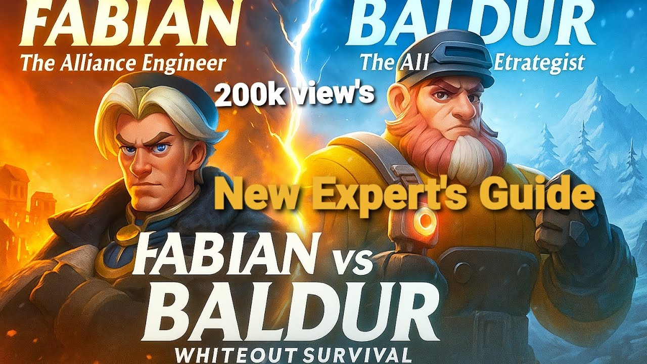 BALDUR vs FABIAN | Whiteout Survival Expert Guide 2025 | Best Expert Explained #whiteoutsurvival 