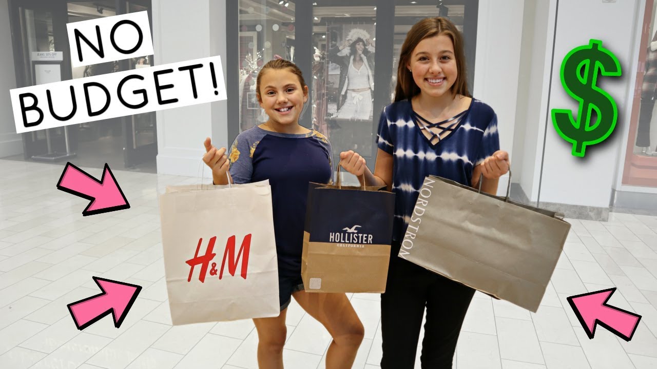 TEEN CLOTHES SHOPPING! NO BUDGET!