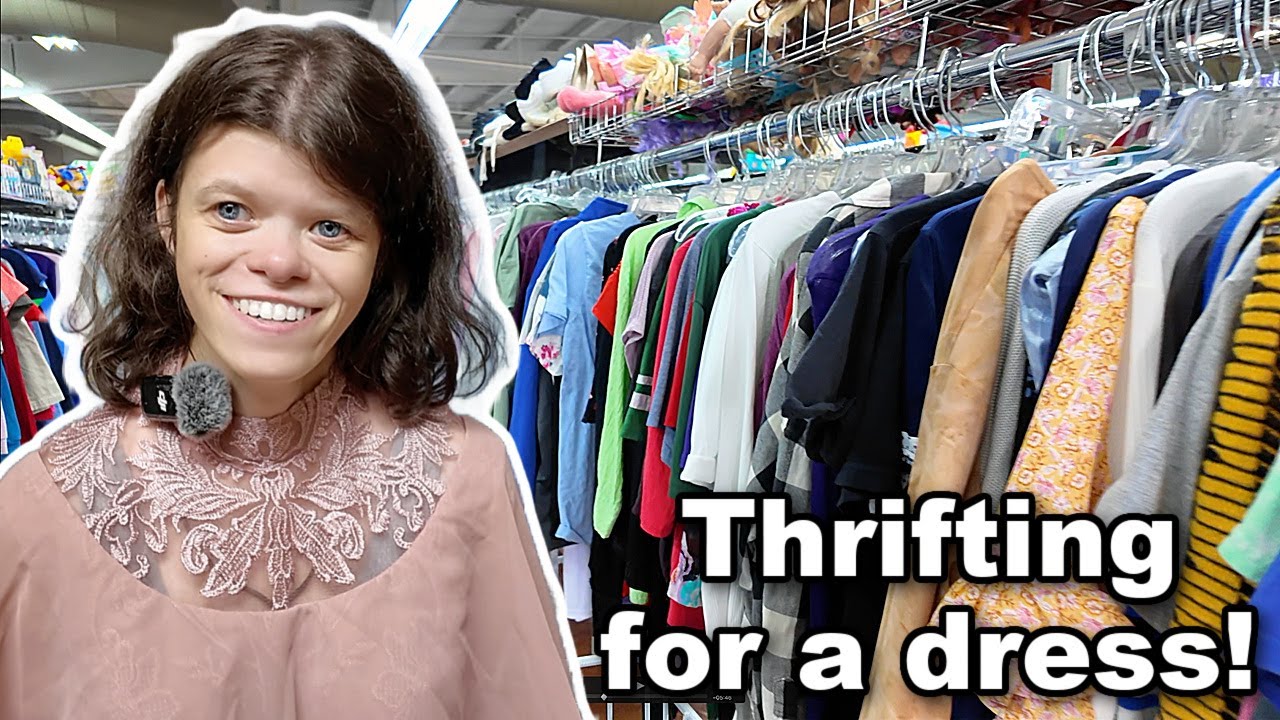 Thrifting For Fabric To Make An Upcycled Prom Dress! | Night To Shine