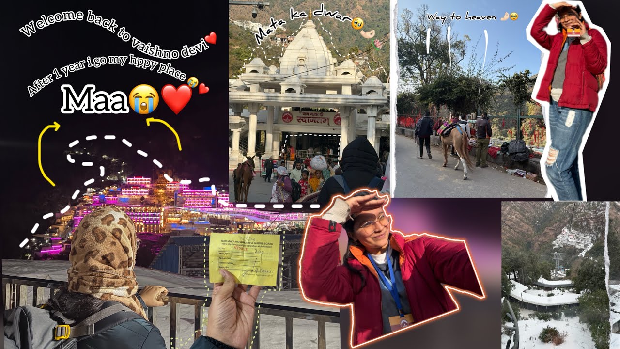 Back to my happy place😍❤️ //SMVDK// #vaishnodevi #exploremore #tripvlogs #vlogger #travel #spritual 