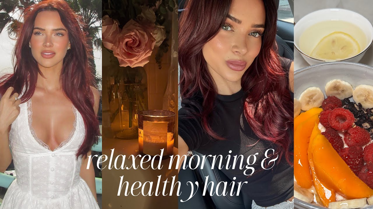 My Everyday Morning + Haircare Routine for Healthy, Shiny Hair