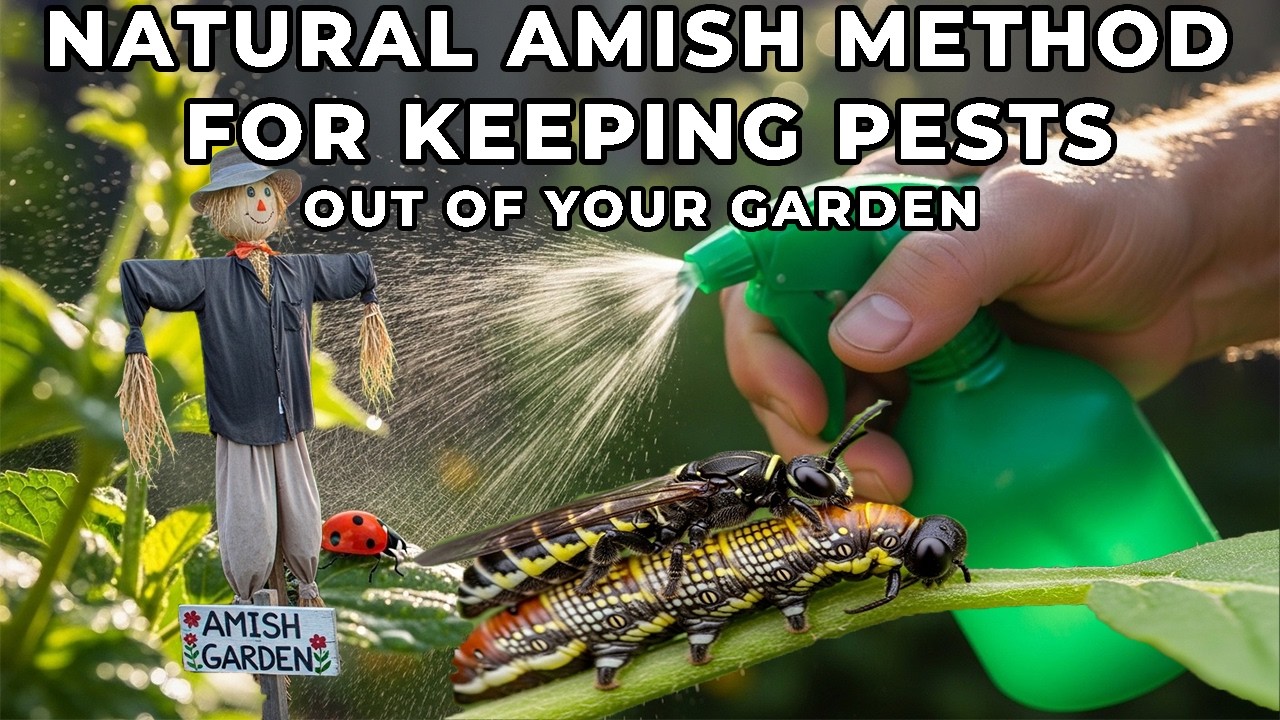 Natural Amish Method for Keeping Pests Out of Your Garden