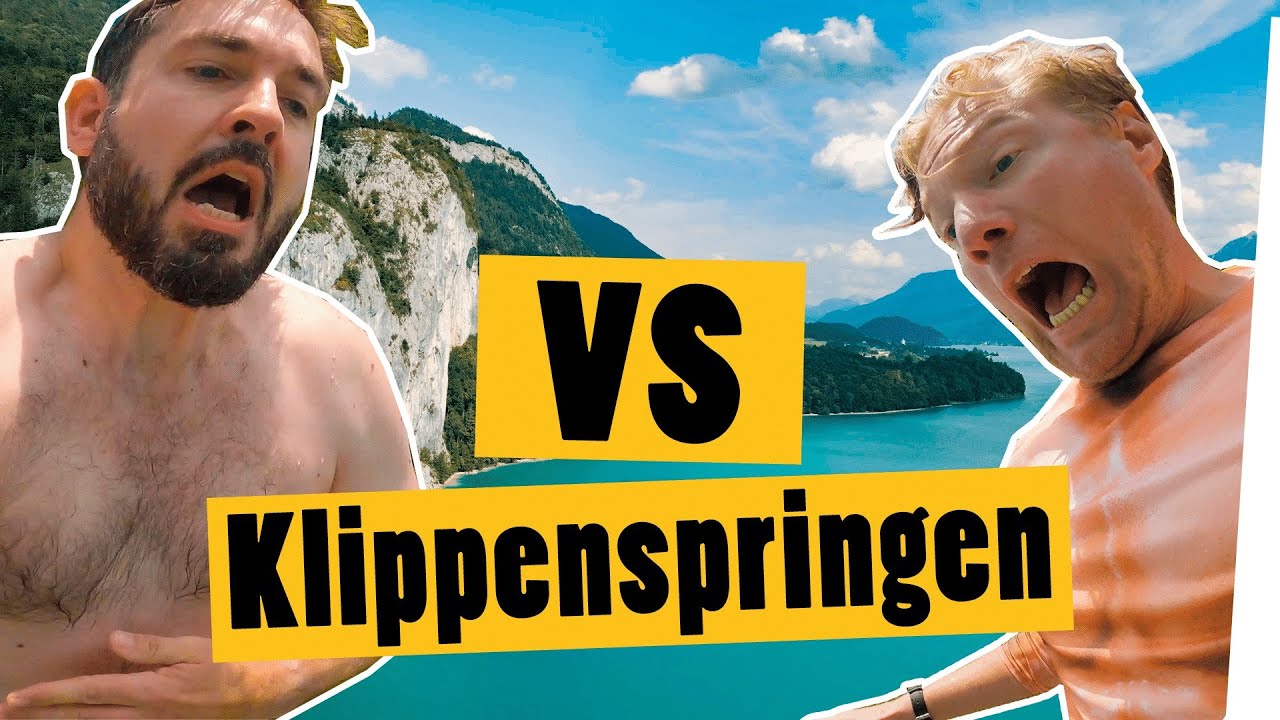 Klippenspringen! Wer traut sich h&ouml;her? Meini vs. Marc || Das schaffst du nie!