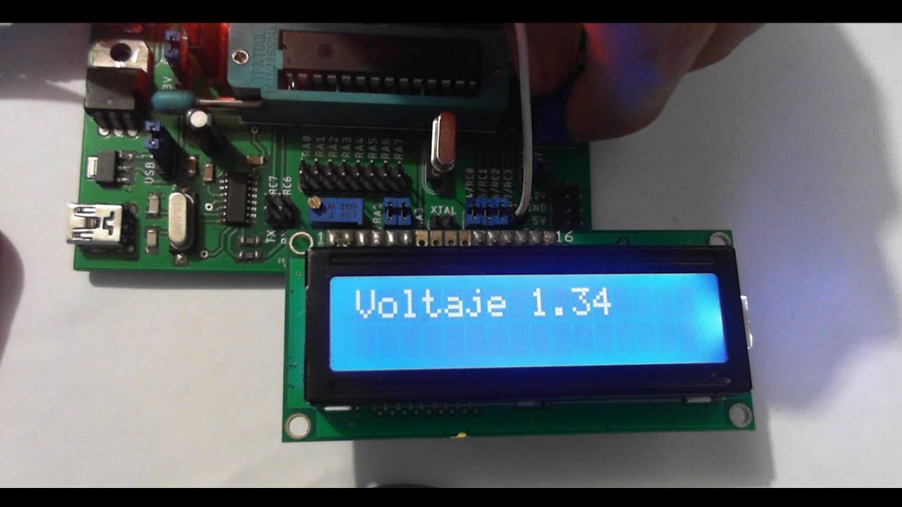 Tutorial 18: ADC del PIC16F873A Y PIC18F2550 con XC8 y MPLABX