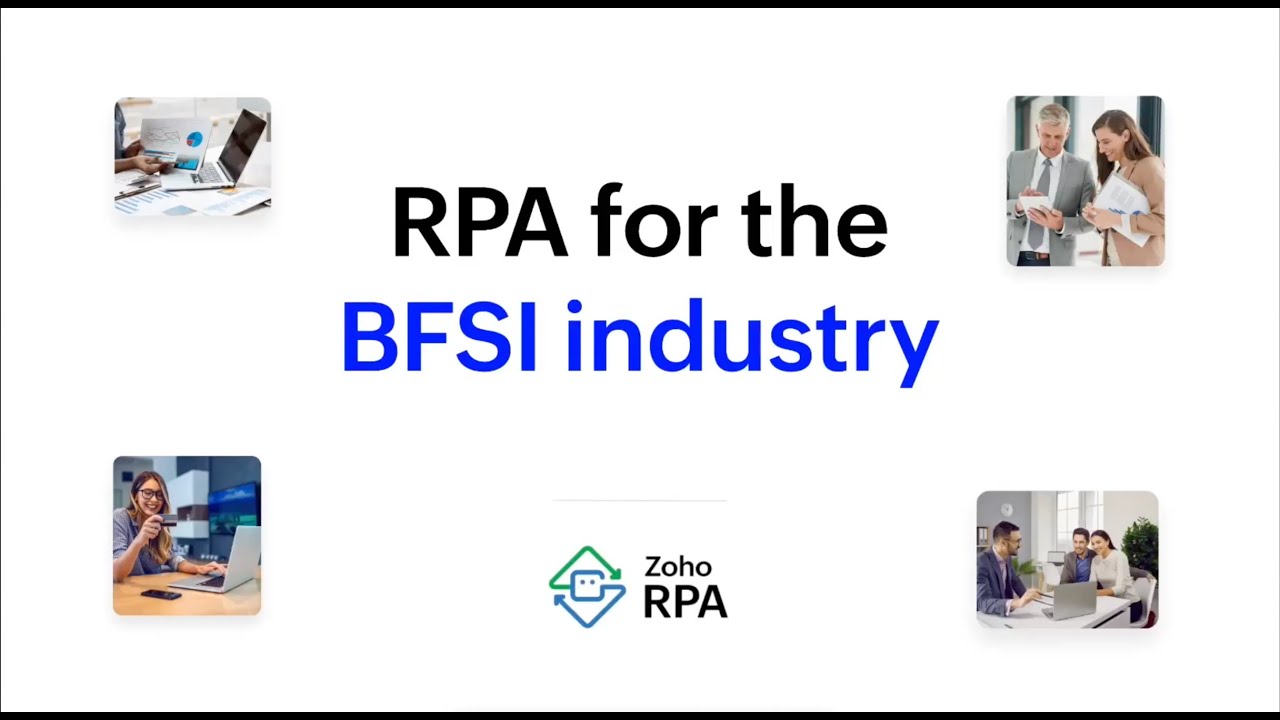 How BFSI teams use Zoho RPA to automate manual work | Webinar
