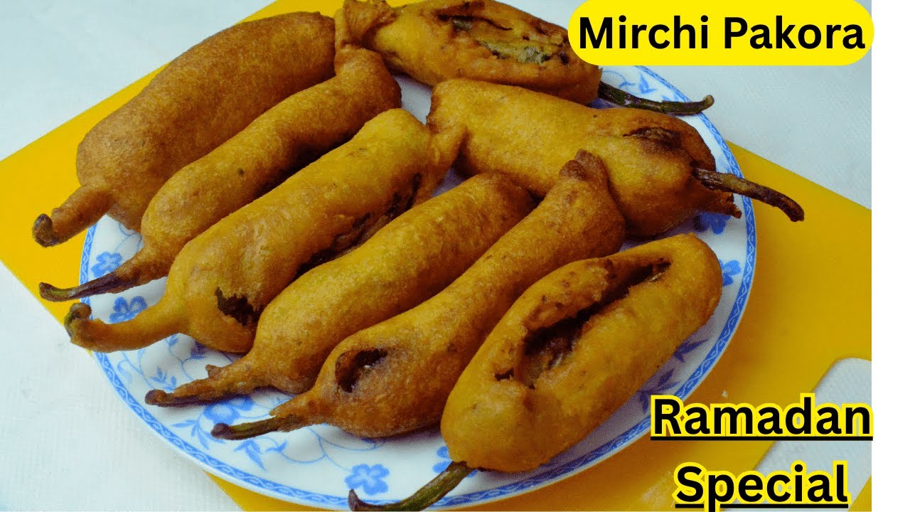 FLAVORFUL MIRCHI PAKORA RECIPE |RAMADAN SPECIAL MIRCHI BHAJIYA | FAMOUS HYDERABADI TALI HUI MIRCHEIN