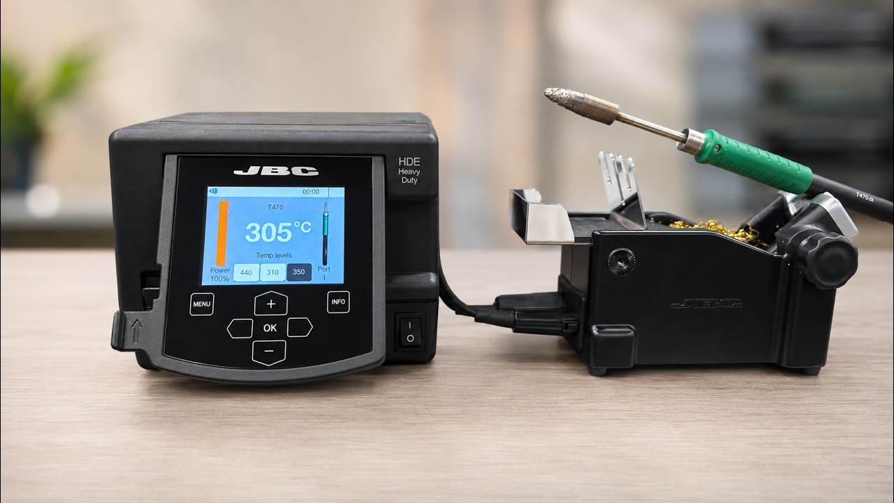 Паяет все! 250-ваттный Монстр JBC HDE-2A.