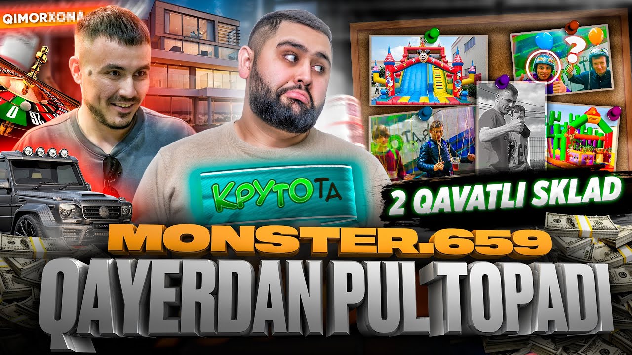MONSTER.659 QAYERDAN PUL TOPADI? | (exclusive)
