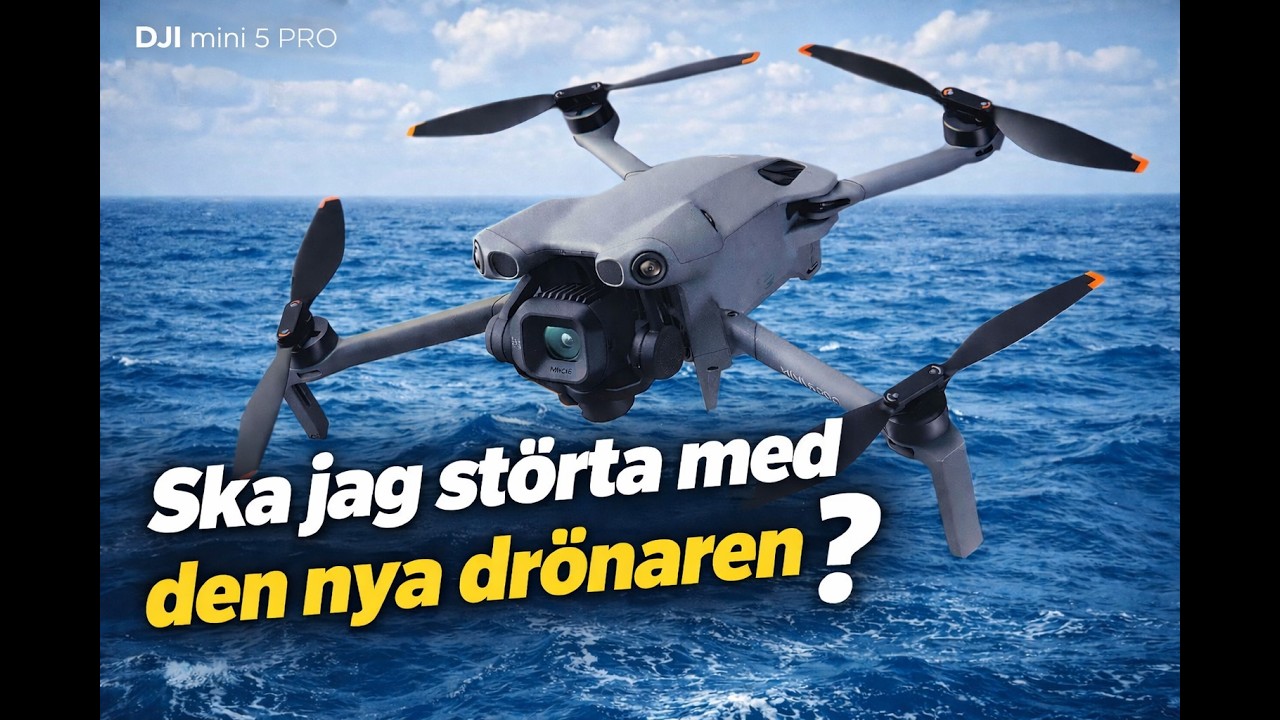 Drönareflygning med DJI mini 5 PRO