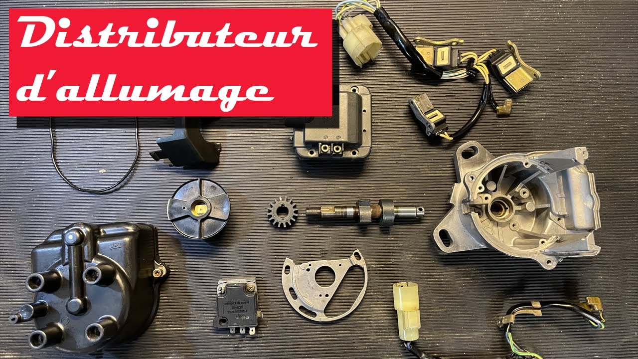 Démontage du distributeur d'allumage de la Honda CRX Vtec (TD-27U)