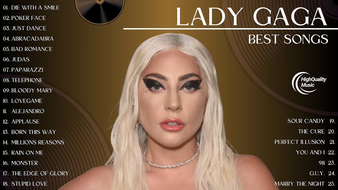 Lady Gaga Playlist 2026 Best Songs ⭐️ ~ Greatest Hits Album 💥 ~ Lady Gaga Top 25 Songs 2026 ⭐️