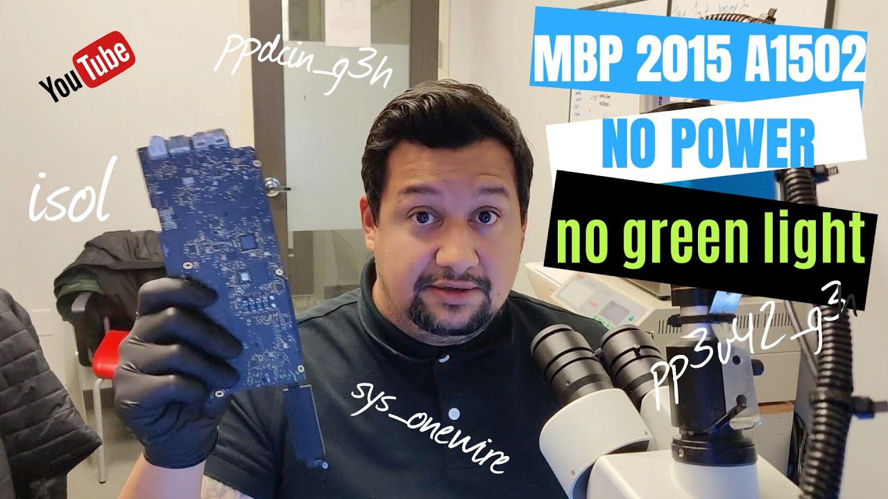 MacBook Pro 13-inch 2015 No Power and No Green Light. Process explained. Step by step.