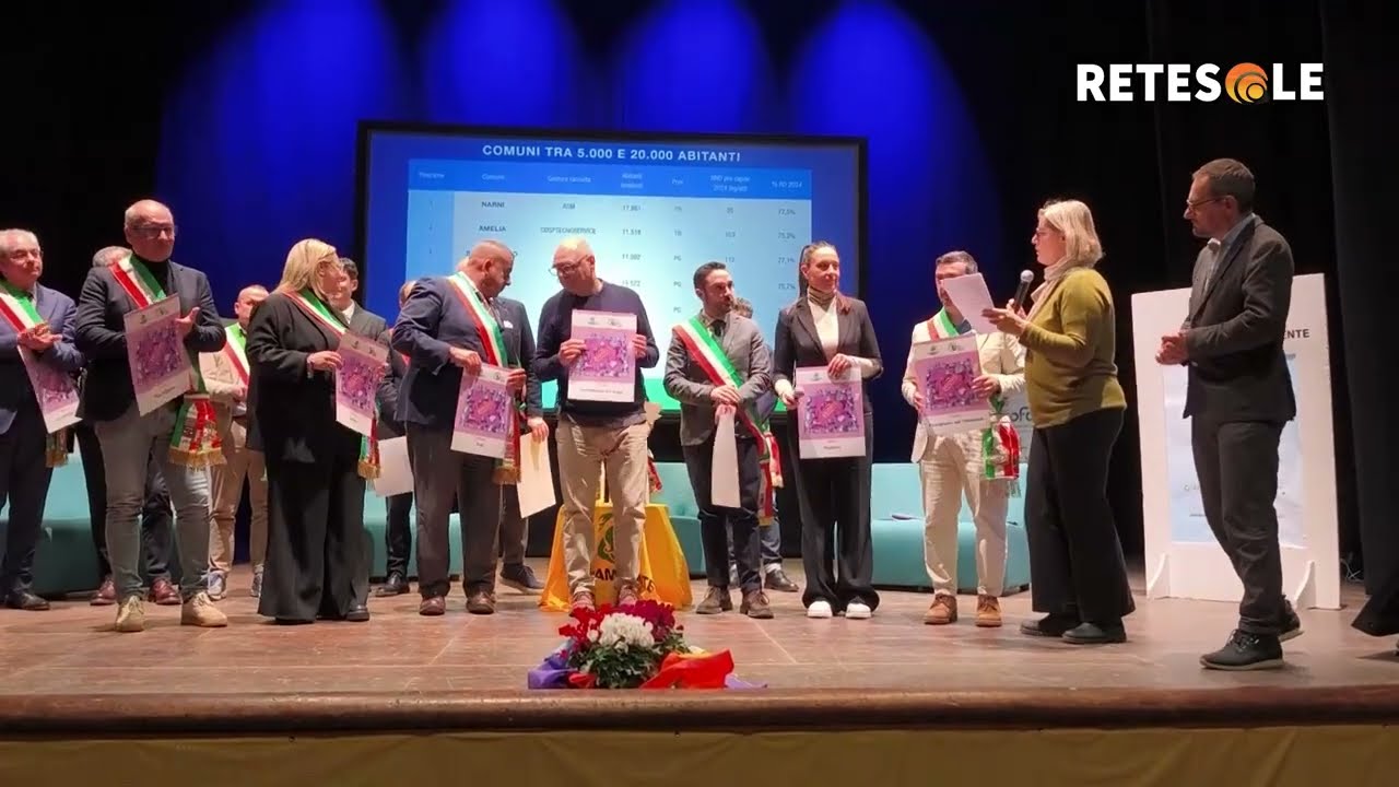Differenziata, sono 19 i comuni Ricicloni umbri: Calvi e Otricoli al top