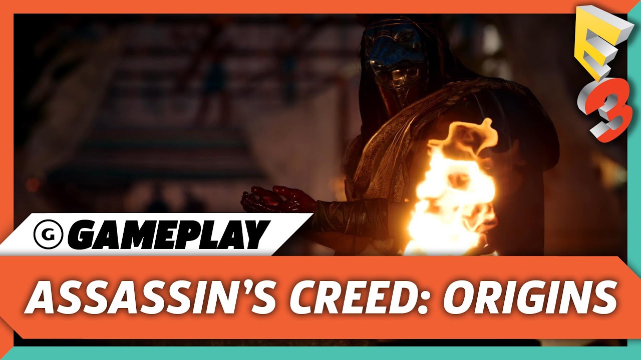 Prison Stealth Infiltration Gameplay - Assassin's Creed: Origins | E3 2017