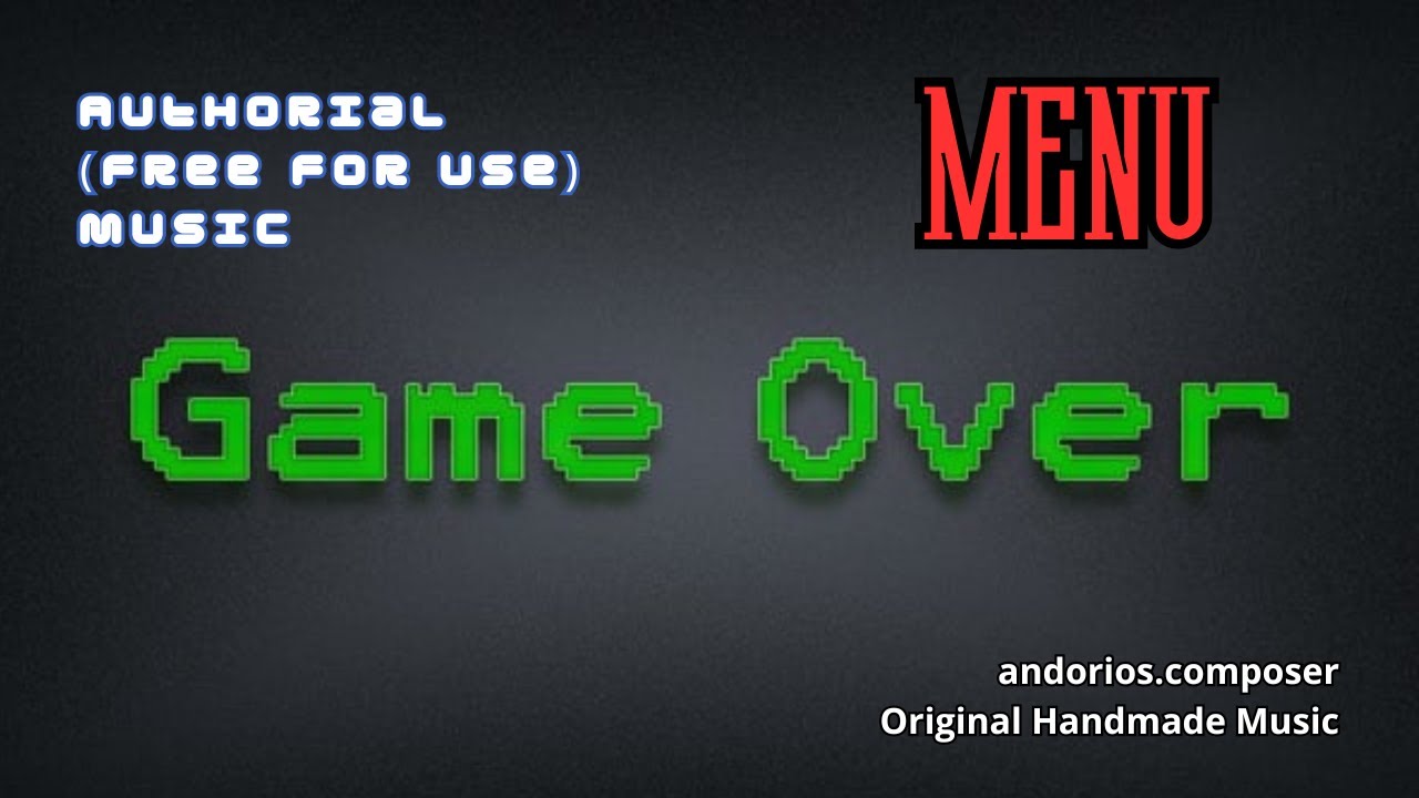 Menu 1 or what You see fit - Authorial FREE FOR USE Music