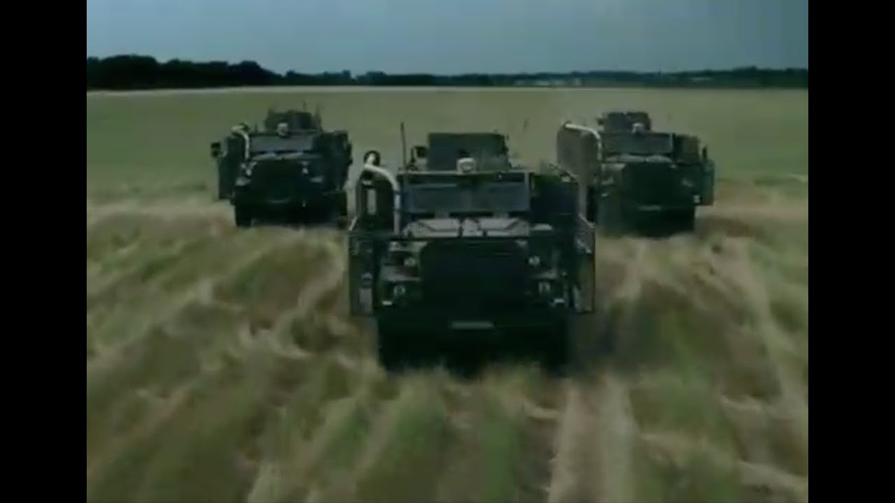 Ukrainian Forces are training on British Mastiff patrol vehicle