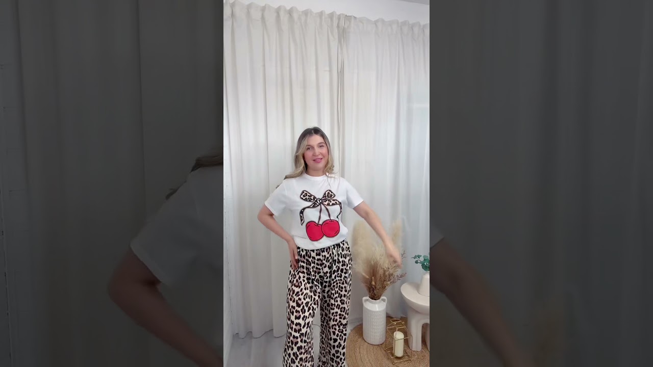 Leopard print now in SHORTS & trousers!
