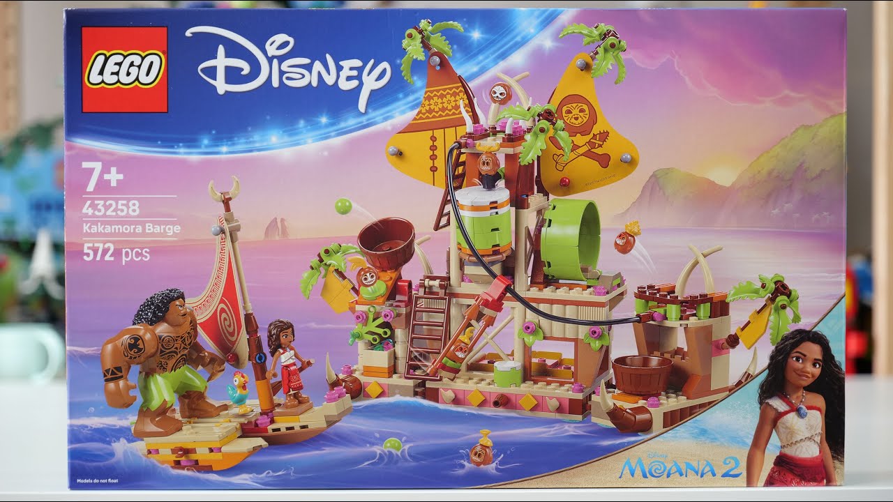 LEGO Disney Moana 2 43258 Kakamora Barge Speed Build