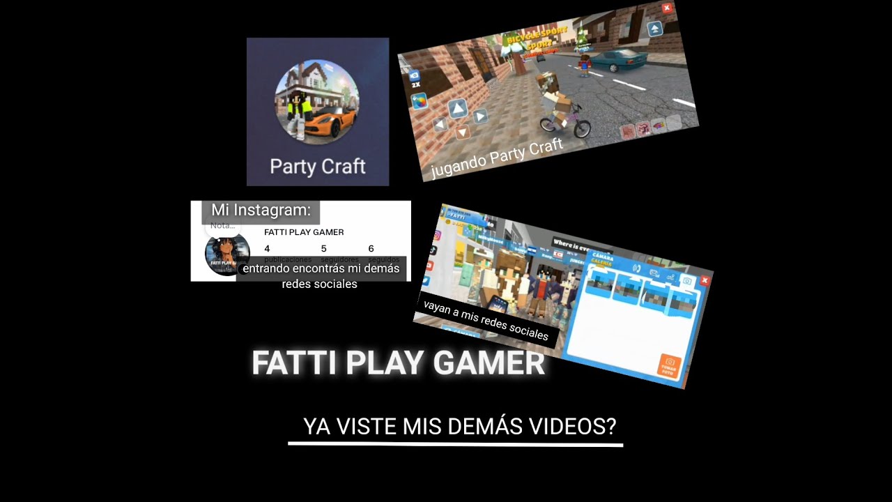 @FATTI_PLAY_GAMER 🎮🥰.Mi regreso a Party Craft ⭐️😍.