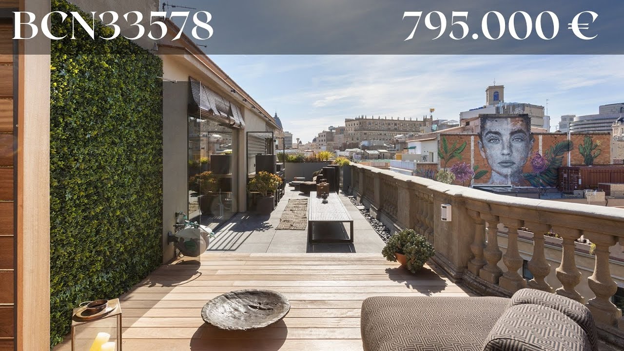 Exclusivo ático loft con interiorismo único en venta en Via Laietana, Barcelona