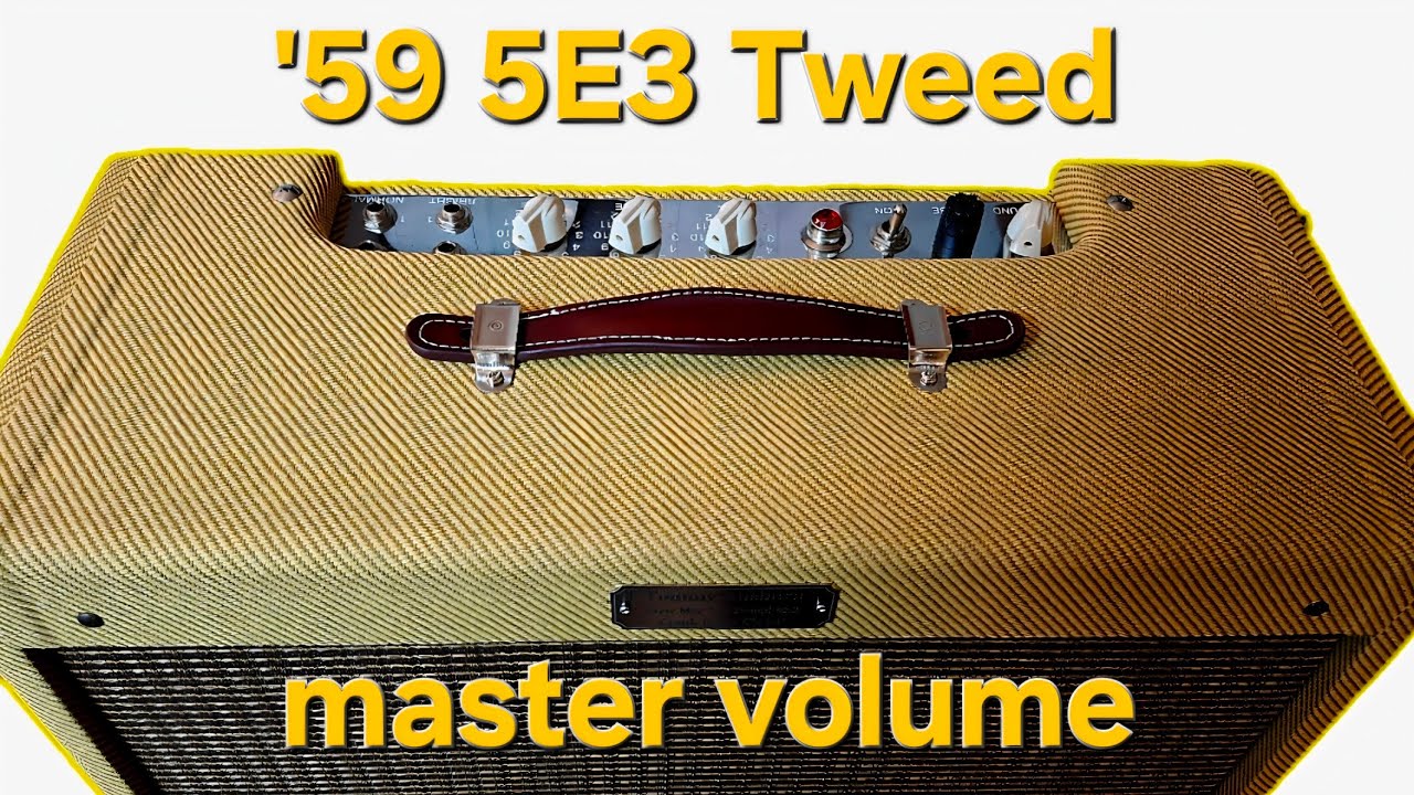Master Volume Post-Phase || 5E3 '59 Tweed Tube Amp Mod That Changes Everything! 👌 