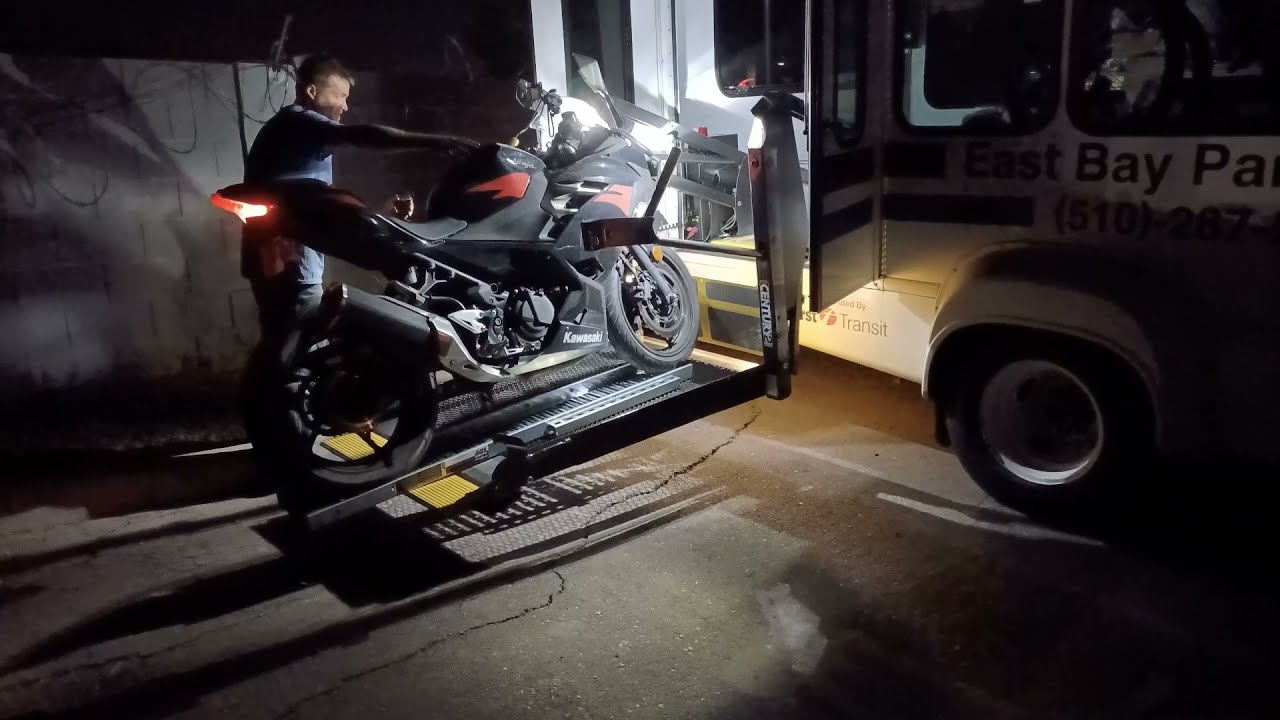 Shuttle Bus Motorcycle Lift
