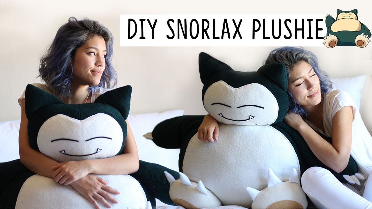 DIY SNORLAX PLUSHIE GIVEAWAY !!!  | sew&tell