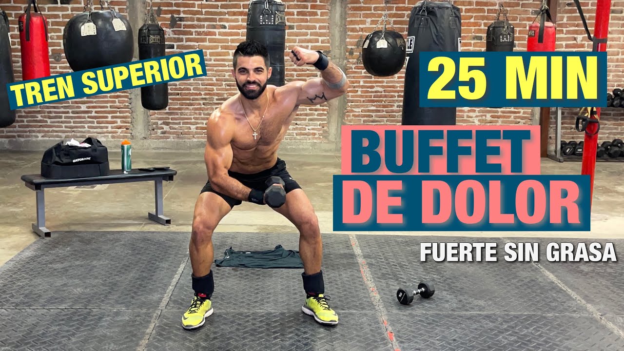 Rutina Hiit Buffet De Dolor (25 MIN) Quema Grasa Y No Pierdas Músculo
