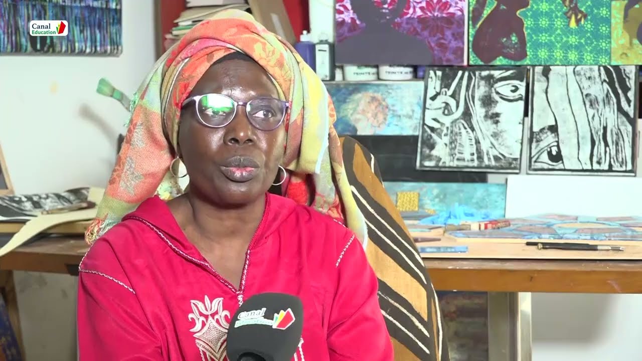 PORTRAIT D' AICHATOU DIENG, ARTISTE PLASTICIENNE - UNE VIE AU SERVICE DE L'ART