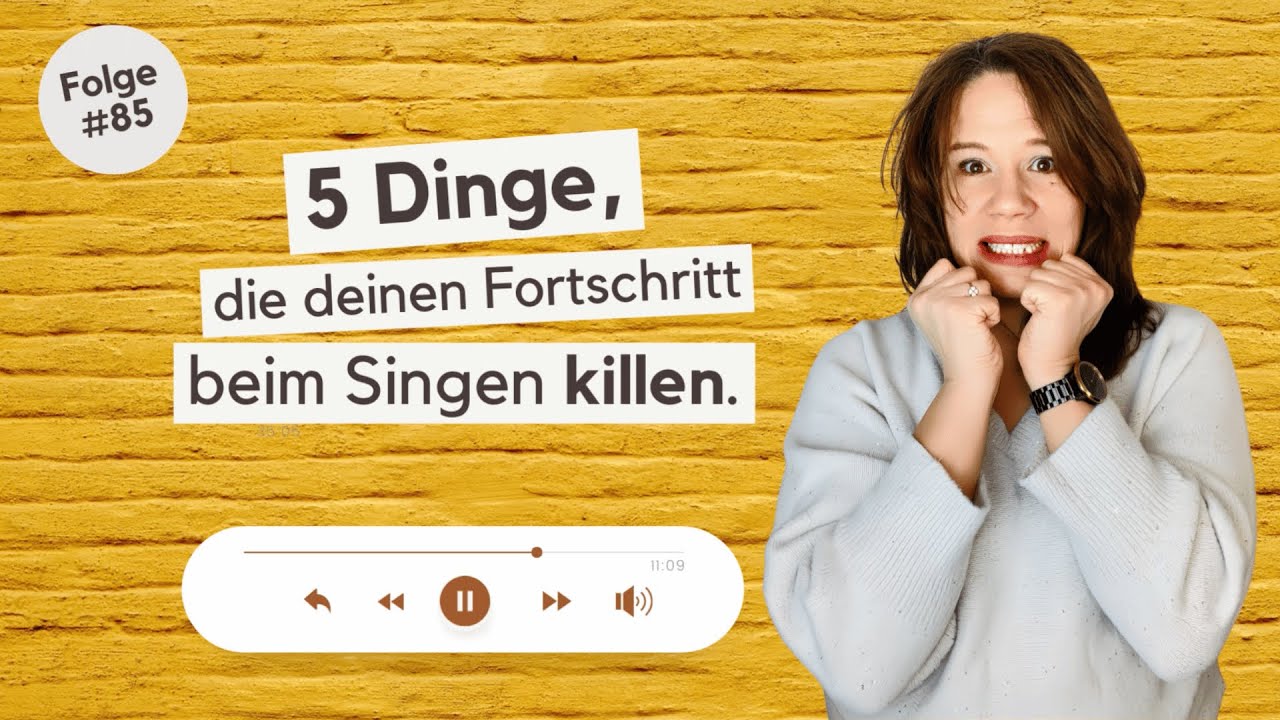 5 Dinge, die deinen Fortschritt beim Singen killen